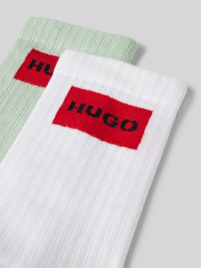 HUGO Socken mit Label-Stitching im 2er-Pack Mint 2