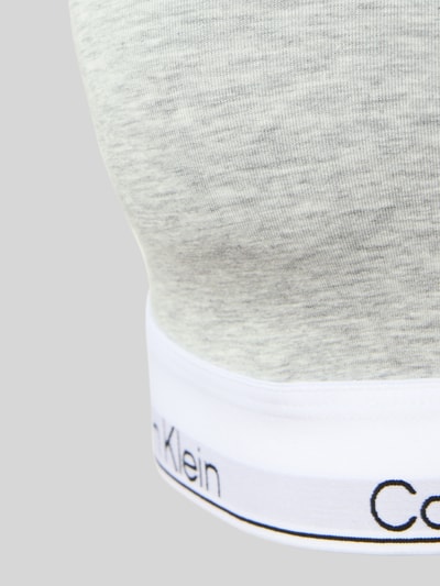 Calvin Klein Underwear Bralette mit Label-Bund Hellgrau 2