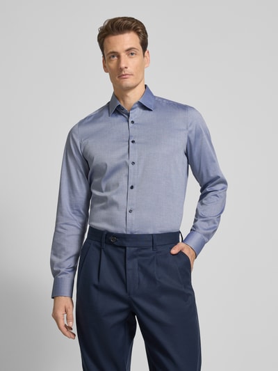 OLYMP Level Five Slim Fit Business-Hemd mit Kentkragen Marine 4