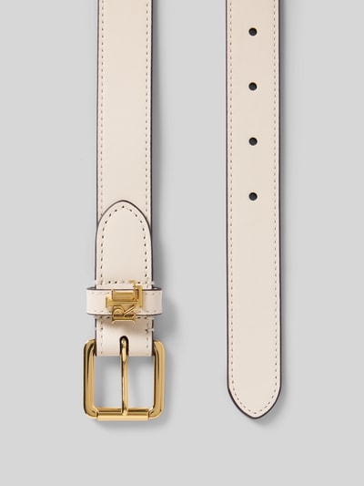 Lauren Ralph Lauren Gürtel aus Rindsleder mit Label-Applikation Weiss 3