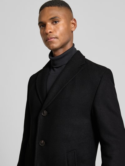 CG - Club of Gents Mantel mit Kapuze Modell 'MARNI' Black 3