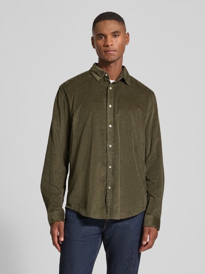 MCNEAL Freizeithemd mit Knopfleiste Oliv 4
