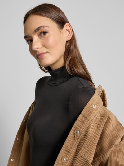 Scotch & Soda Shirt met lange mouwen en labelstitching Zwart - 3