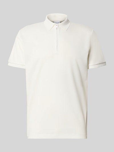 SELECTED HOMME Regular Fit Poloshirt aus Baumwoll-Mix Modell 'FAVE' Weiss 2