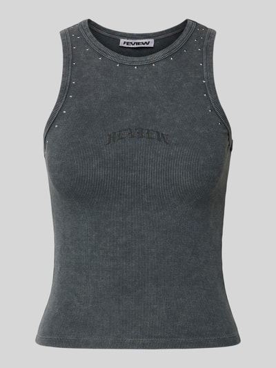 Review Tanktop mit Nietenbesatz Black 2