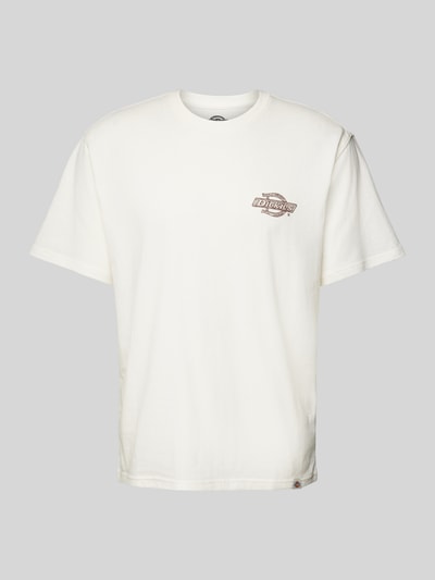 Dickies T-Shirt mit Label-Print Modell 'WOOD' Offwhite 2