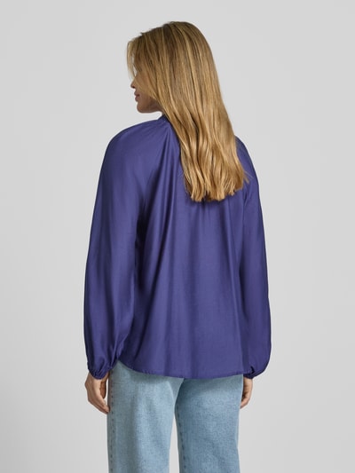 ICHI Regular Fit Bluse mit Schlüsselloch-Ausschnitt Modell 'KARLANI' Violett 5