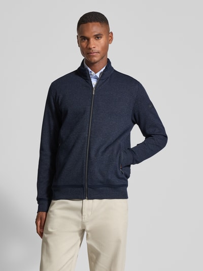 bugatti Sweatjack met opstaande kraag Marineblauw - 4