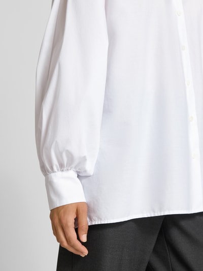 Drykorn Relaxed fit overhemdblouse met knoopsluiting, model 'MOYALA' Wit - 3