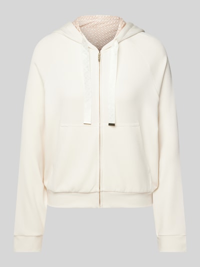 BOSS Sweatjacke mit Eingrifftaschen Offwhite 1