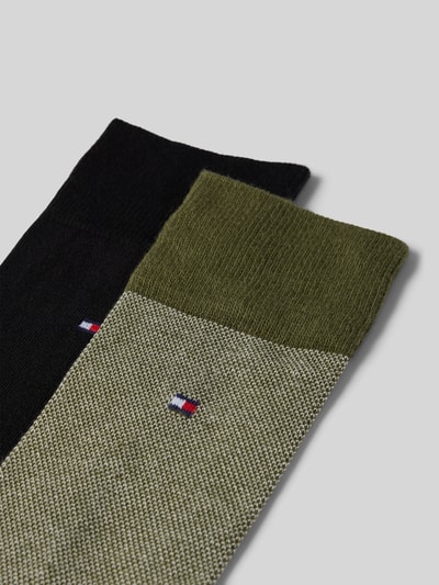 Tommy Hilfiger Kousen van katoenmix, per 2 paar Kaki - 2