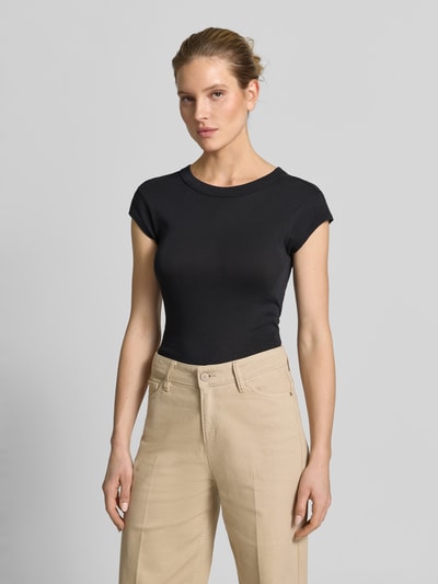 Marc O'Polo Slim Fit T-Shirt aus reiner Baumwolle Black 4