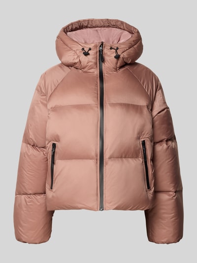 WITHBLACK Kurtka pikowana z kapturem Brudnoróżowy 2