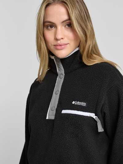 Columbia Fleecepullover mit Stehkragen Modell 'Helvetia™' Black 3
