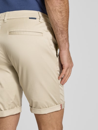 Tom Tailor Szorty chinosy o kroju regular fit z mieszanki bawełny Beżowy 3