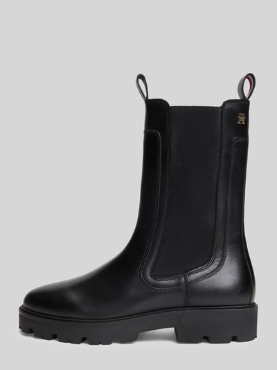 Tommy Hilfiger Stiefeletten aus echtem Rindsleder Black 2