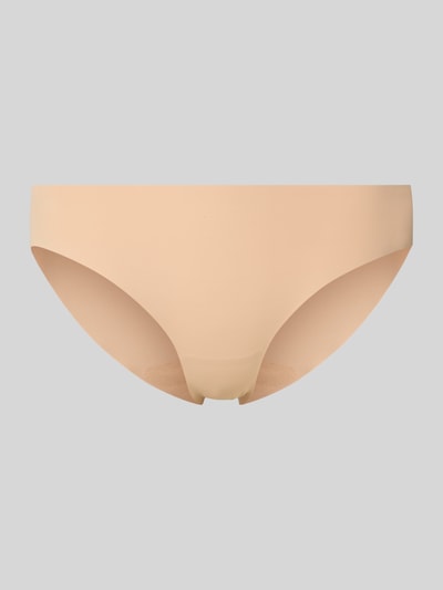 Produktfoto, Microfaser-Slip in nahtlosem Design von Jake*s Casual, beige Farbe, körpernahe Passform, elastischer Bund, glatte Oberfläche.