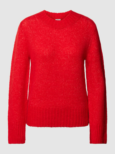 s.Oliver BLACK LABEL Gebreide pullover met ronde hals Rood - 1