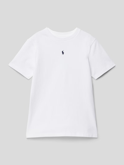 Polo Ralph Lauren Kids T-shirt z wyhaftowanym logo Biały 1