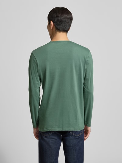 RAGMAN Shirt met lange mouwen en geribde ronde hals Olijfgroen - 5