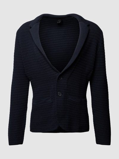 ARMANI EXCHANGE Gebreid colbert met reverskraag Donkerblauw - 2