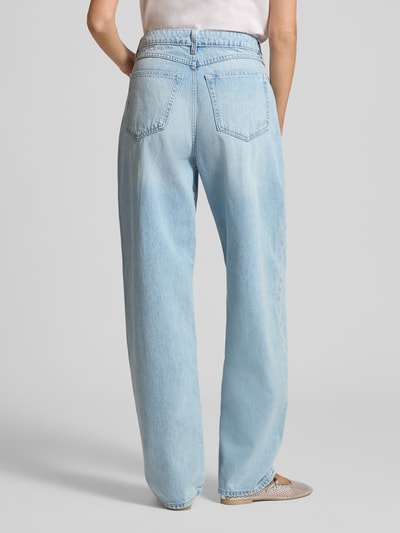 BOSS Orange Loose Fit Jeans aus reiner Baumwolle Hellblau 5