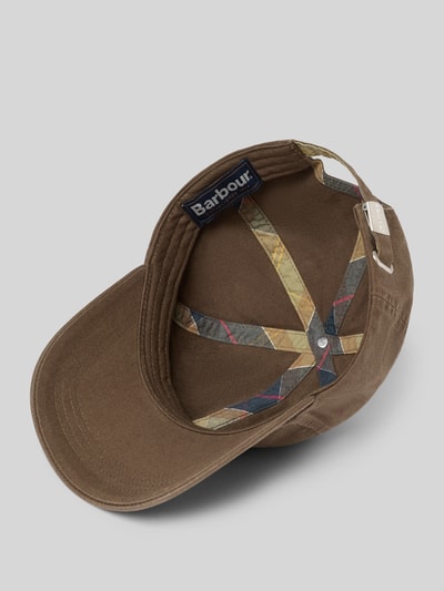 Barbour Czapka z daszkiem z czystej bawełny model 'CASCADE' Oliwkowy 2