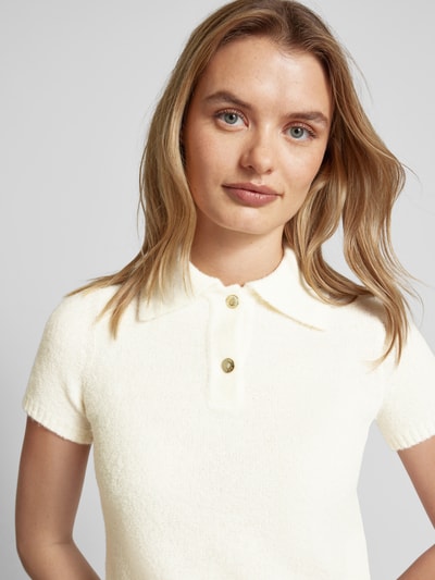 Marella Wollshirt mit Umlegekragen Modell 'OCARINA' Offwhite 3