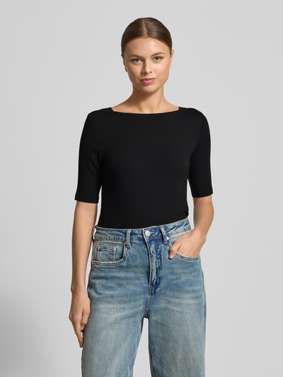 COMMA T-shirt met 1/2-mouwen Zwart - 4
