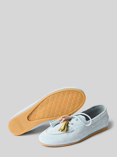 Tamaris Loafer aus echtem Rindsleder Hellblau 4
