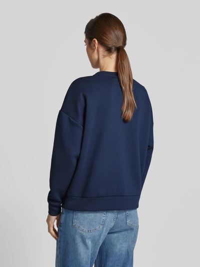 Vila Sweatshirt mit Statement-Stitching Modell 'SIFFI ATELIER' Dunkelblau 5