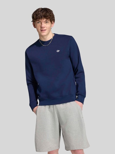 adidas Originals Regular fit sweatshirt van katoenmix Marineblauw - 4
