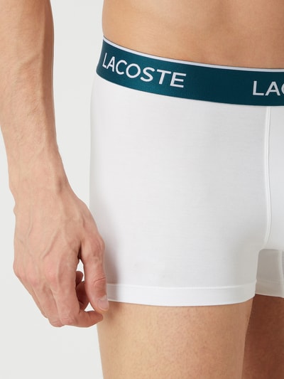 Lacoste Trunks mit Label-Details im 3er-Pack Weiss 3