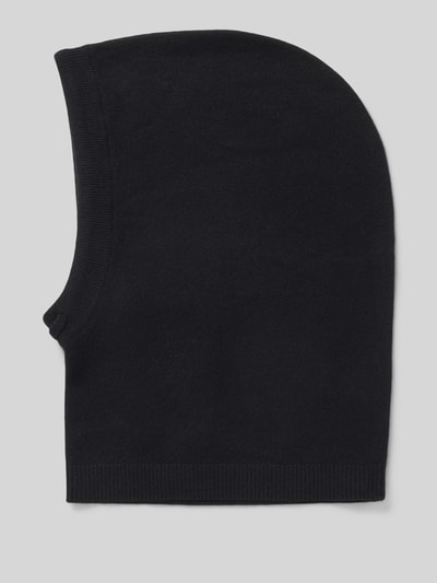 Christian Berg Woman Balaclava aus reinem Kaschmir Black 1