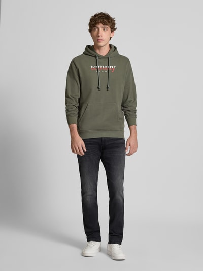 Tommy Jeans Slim Fit Jeans aus Baumwoll-Mix Black 1