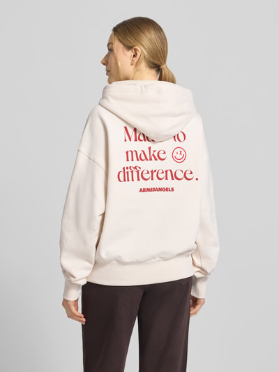 ARMEDANGELS Oversized HOODIE van 100% Katoen Model 'FRANCISARAA DIFFERENCE' Offwhite - 5
