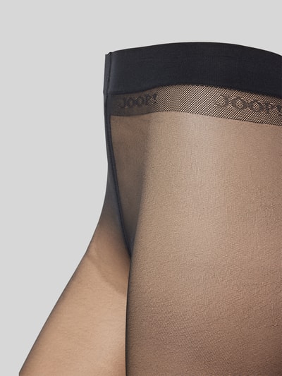 JOOP! Collection Strumpfhose mit elastischem Bund Modell 'SHEER DELUXE' Black 2