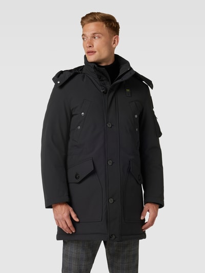 Blauer Usa Parka met afneembare capuchon Zwart - 4