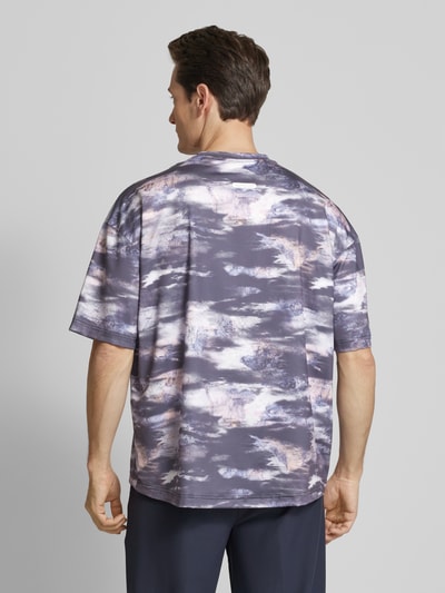 EA7 Emporio Armani T-Shirt mit Label-Print Modell 'VENTUS' Mittelgrau 5