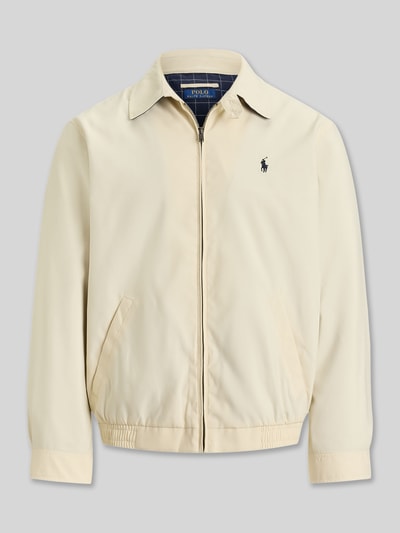 Polo Ralph Lauren Regular Fit Blouson mit Logo-Stitching Hellgrau 2