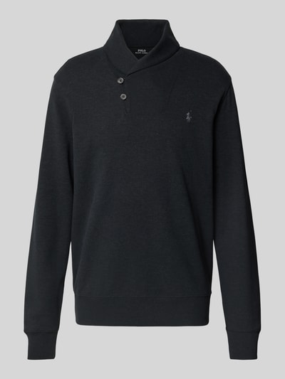 Polo Ralph Lauren Shirt met lange mouwen en opstaande kraag Zwart - 2