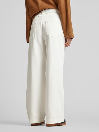 Jake*s Casual Wide Leg Jeans mit Bundfalten Offwhite 5