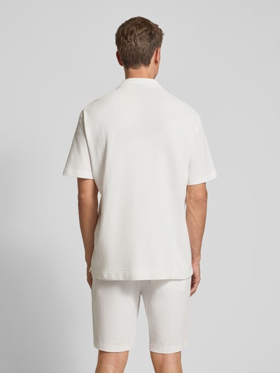 Christian Berg Men Regular Fit Freizeithemd mit Reverskragen Offwhite 5