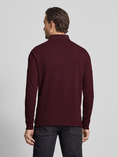 Tommy Hilfiger Regular Fit Poloshirt aus Baumwoll-Mix Bordeaux 5