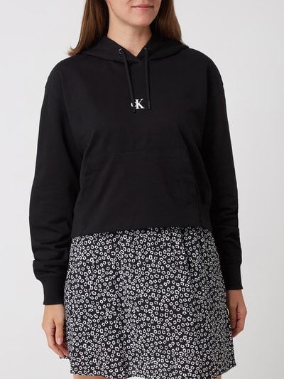 Calvin Klein Jeans Hoodie met logoprints  Zwart - 4