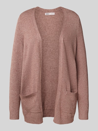 Only Regular Fit Cardigan aus Viskose-Mix Modell 'LESLY' Mauve 2