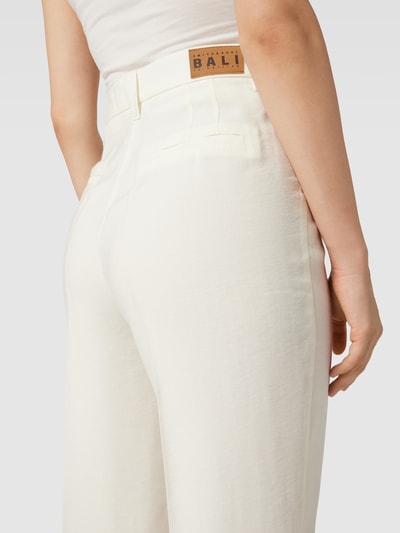 Smith and Soul Stoffen broek met persplooien Offwhite - 3