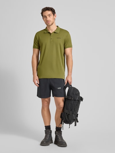 Icepeak Regular Fit Poloshirt mit Logo-Print Modell 'BELLMONT' Oliv 1