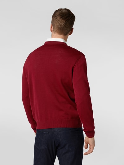 MAERZ Muenchen Pullover aus Schurwolle  Bordeaux 5