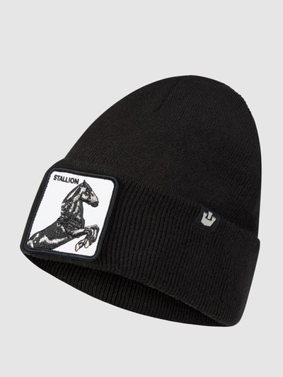 GOORIN BROS. Beanie mit Patch Schwarz 1